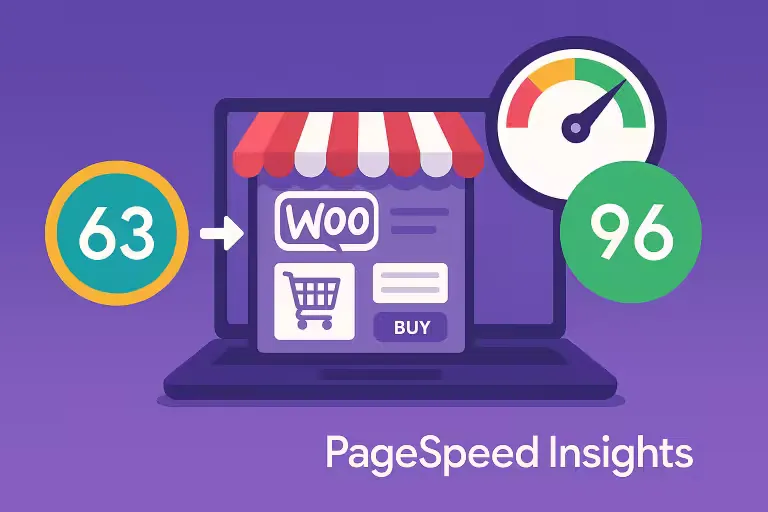 Case study: Jak zoptymalizowałem sklep WooCommerce i osiągnąłem wynik 96 punktów w PageSpeed Insights