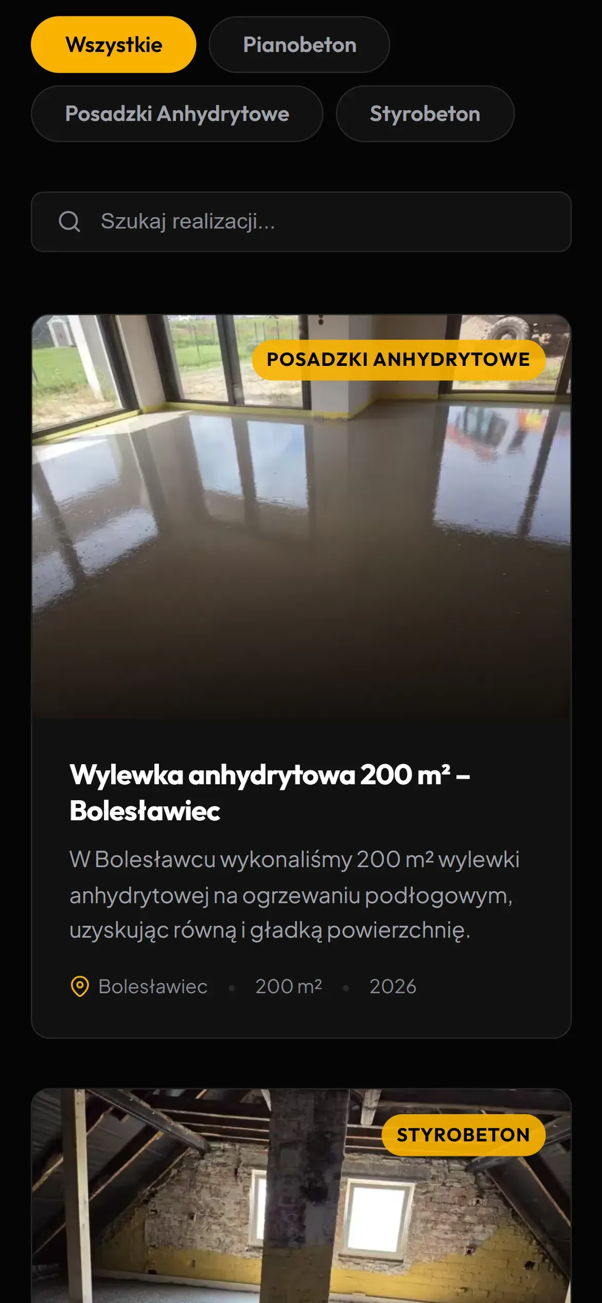 Styrobeton.eu: fragment strony